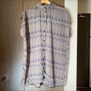 Urban Outfitters Brown Short Sleeve Shirt